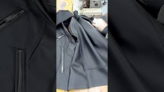 Fancy Cowhide Biker Jacket Making With Long History [upl. by Ennasus800]