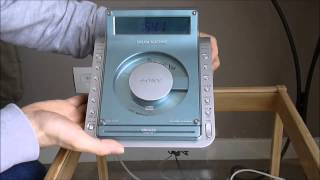 My vintage Sony CD player alarm clock [upl. by Julianna]