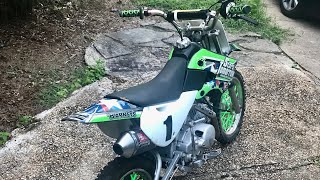 KLX 110 Top End Rebuild [upl. by Htebazila]