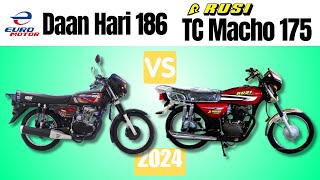 Euro Motor Daan Hari 186 vs Rusi Macho 175  Side by Side Comparison  Specs amp Price  2024 [upl. by Star374]