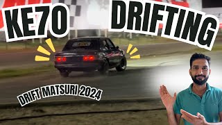 Hamari KE70 aor Drift Matsuri 2024 We took our 3GSE Beams Corolla to Drift [upl. by Akemihs]