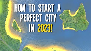 How to Start a Perfectly Balanced FINAL Vanilla City in Cities Skylines 2023 [upl. by Riamo]