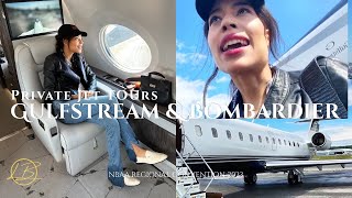 Private Jet Tours  2023 NBAA White plains Regional Forum  VLOG  Official Lauren Brown [upl. by Sitruk371]