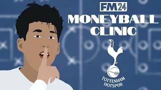 Moneyball Clinic Fixing TOTTENHAM  Team Tactic amp Transfer Guide  FM24 [upl. by Bergwall]