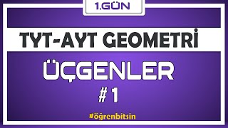 Üçgenler 1  TYT AYT GEOMETRİ KAMPI 1Gün  Rehber Matematik [upl. by Urien]