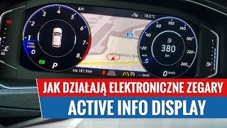 Active Info Display  jak działają elektroniczne zegary w VW [upl. by Marillin]