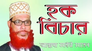 হক বিচার । আল্লামা দেলাওয়ার হোসাইন সাইদী । Delwar hossain saidi 2019 । Xannater Path [upl. by Westney565]