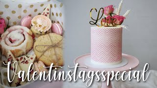 💗Valentinstag Torte amp Box mit Sweets [upl. by Uba]