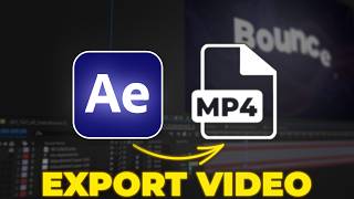 How to EXPORT VIDEO in After Effects [upl. by Kissie]