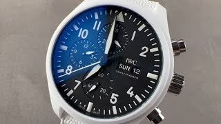 2022 IWC Pilots Watch Chronograph Top Gun Edition quotLake Tahoequot IW389105 IWC Watch Review [upl. by Raman]