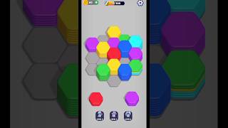 Hexa Sort Gameplay hexasort hexapuzzle hexagon mergehexa trendinggame shorts reels puzzle [upl. by Hakan]