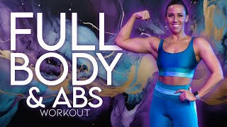 30 Minute Full Body amp Abs Workout  FLEX  Day 1 athomeworkout strengthtraining [upl. by Amrak587]