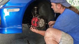 how to install wheel bearings in srt4 bluenightmare [upl. by Bonnette]