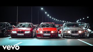 UNAVERAGE GANG  BULLETPROOF  8 x BMW e36 Drift [upl. by Farmelo642]