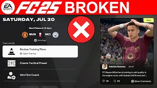 FC 25 Career Mode Is A Broken Mess [upl. by Marala]