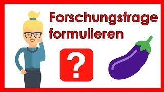 Forschungsfrage formulieren für deine BachelorarbeitHausarbeit  Das Geheimnis [upl. by Abbe]