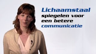 Lichaamstaal spiegelen [upl. by Giavani17]