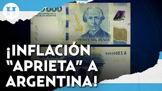 ¿Para qué alcanza Argentina lanza billete de 20 mil pesos en plena crisis e Inflación de casi 200 [upl. by Nyledaj]