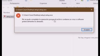 Solución no se pudo completar la operación porque el archivo contiene un virus Windows 10 2021 [upl. by Adnoloy]