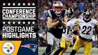 Steelers vs Patriots  AFC Championship Game Highlights [upl. by Nanny]