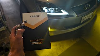 NEW quotLASFITquot FOGLIGHT BULBS for LEXUS is350  Foglight bulb installation tutorial for LEXUS 2is [upl. by Gnurt168]