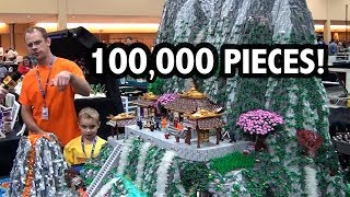 Massive LEGO Samurai Mountain amp Fortress – AMAZING [upl. by Rednave827]