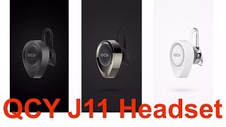 QCY J11 Bluetooth Headset review [upl. by Darsey]