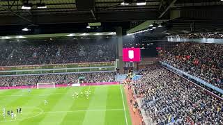 Holte End atmosphere before the start of Villa vs Arsenal [upl. by Roye]