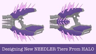 Designing New NEEDLER TIERS from HALO 🔫 conceptart [upl. by Ottilie]