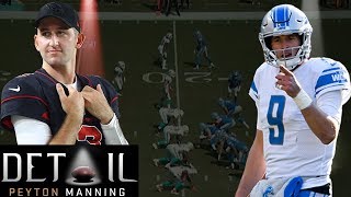 Peyton Manning Analyzes Josh Rosens amp Matt Staffords Presnap Reads [upl. by Yadroc]