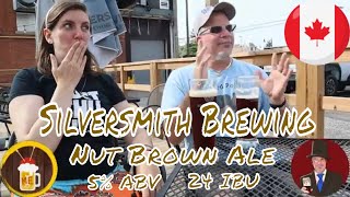 Silversmith Brewing Nut Brown Ale Canada Review 501 [upl. by Killie]