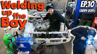 Ep10 Smoothing the SHOWCAR Bay on the Mk1 Caddy Project [upl. by Neille]