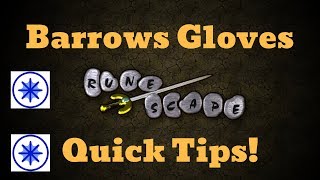 OSRS  Barrows Gloves Tips [upl. by Skardol]