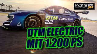 So funktioniert die neue DTM Electric Mit 1200 PS in die Zukunft [upl. by Eimarej]