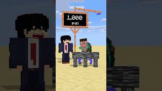 Brick the block challenge minecraft shorts animation [upl. by Philbert]