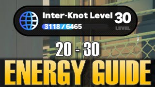 Where to Spend Energy in Zenless Zone Zero Interknot Level 20  30  Battery Charge Guide [upl. by Langill]