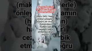 Ders245 quotHadleri makul sebeplerle önleyin bir imamın hükümdarın hadleri şeri cezaları [upl. by Ailati]