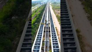 Maglev track under constructionviralshort viralvideo viralyoutub viralyoutub subscribe [upl. by Yarak]