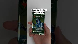 Mythic hit Chill MTG Zendikar Rising booster opening asmr mtg shorts unboxing [upl. by Aynekal91]