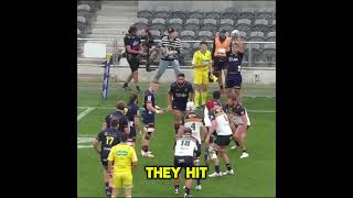 Interference at the lineout rugby footy [upl. by Nrubliw540]