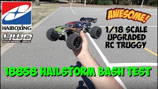 Haiboxing Upgraded 18858 Hailstorm Truggy  Full Bash Test Review [upl. by Nataniel]