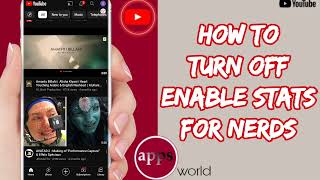 How To Turn Off Enable Stats For Nerds On Youtube App [upl. by Eldnek]