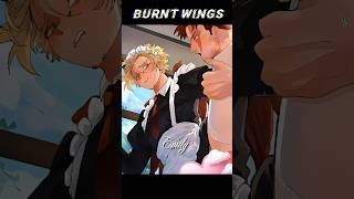 Burnt Wings🍗😂anime mha bnha myheroacademia hawks endeavor fyp ship memes edit shorts [upl. by Kelcey]