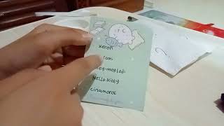 unboxing Hadia Sanrio dari adek sepupu 😋 [upl. by Eppesuig540]