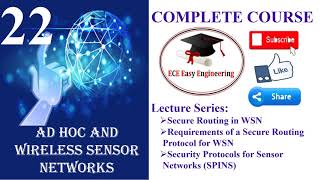 AWSN22Secure Routing in WSNSensor Network Encryption Protocol SNEP [upl. by Grosz]