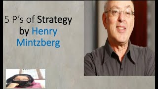 5 Ps Strategy given by Henry Mintzberg easily Explained😃😃आसान भाषा मे। [upl. by Notnats]