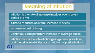 An Introduction to Inflation Meaning of Inflation  Monetary Economics  ECO604Topic102 [upl. by Sparkie]