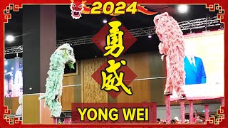 2024 CNY FESTIVAL  Lion Dance Performance by PERSATUAN TARIAN SINGA DAN NAGA YONG WEI SABAH 沙巴勇威體育會 [upl. by Nytsyrk20]