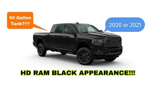 Is This A 2021 HD Limited RAM 3500 Black Appearance  Answering Your Questions About RAM Trims [upl. by Haleeuqa]