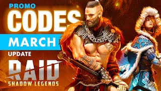 Updated RAID Shadow Legends Promo Codes 2023 🌷 March 🌷 Newest Promo Links [upl. by Hauge]